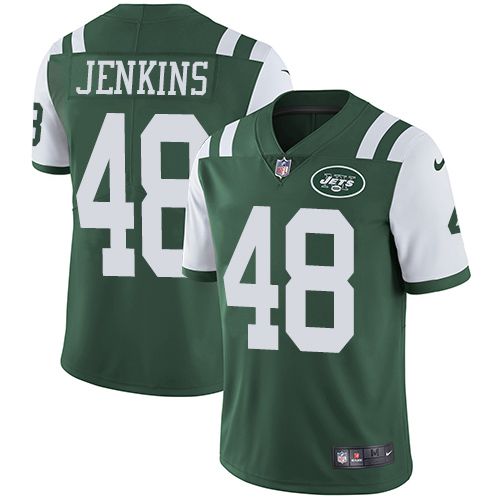 Men New York Jets 48 Jordan Jenkins Nike Green Limited Team Color NFL Jersey